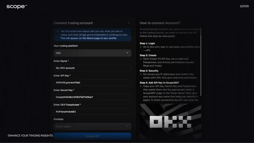 Scope360 Connection API key Scope360 Connection API key