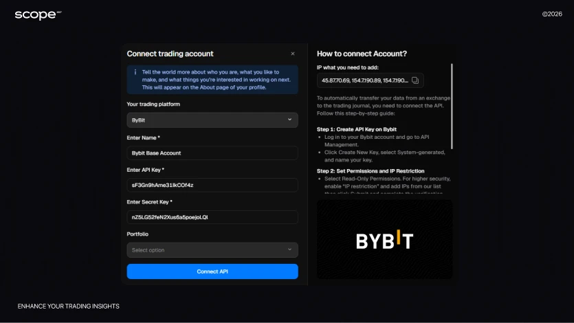 Scope360 Connection manager