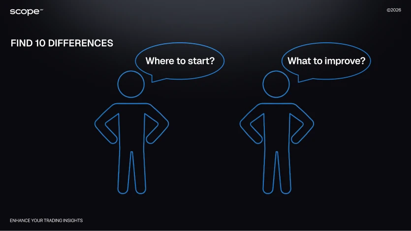Find 10 differences with traders