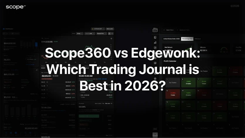 Scope360 vs Edgewonk: Which Trading Journal is Best in 2026?